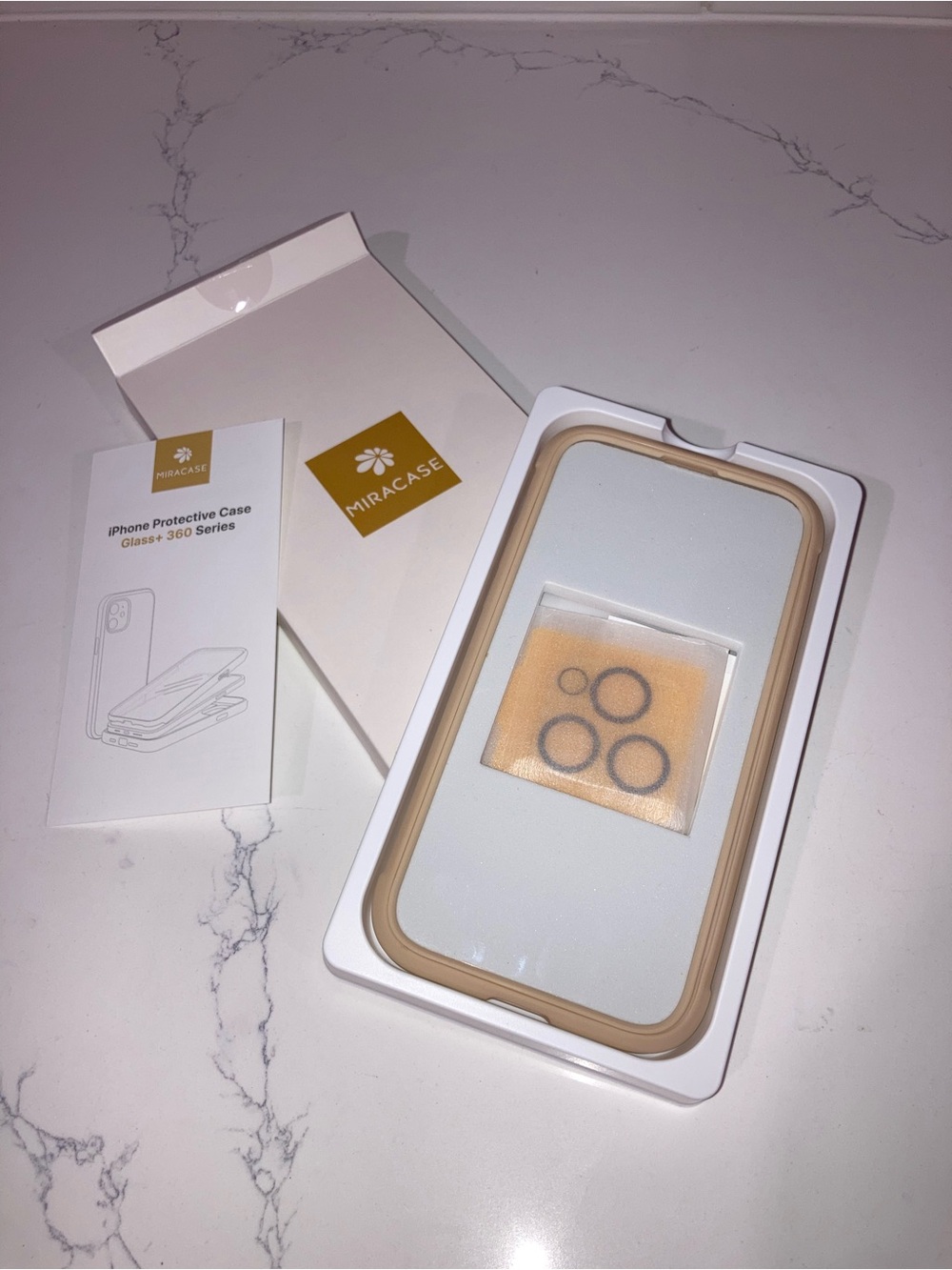 (5/$5) Beige 360° Protective iPhone (XP Pro?) Case